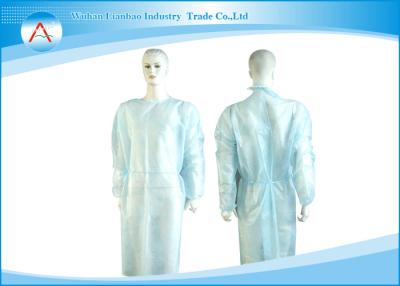 China Disposable EO Sterilized Surgical Gown with Knitted Cuffs or Elastic Cuffs for sale