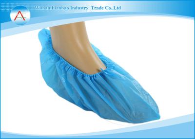 China Clean Room Disposable White / Blue No-clean PVC Shoe Cover Apparel Accessory for sale