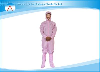 China Cotton Anti Static Clothing , Working ESD Smock Coveralls With Hood for sale