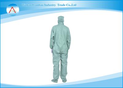 China Clean Room Smocks Antistatic Esd Workwear Green Color for worker for sale