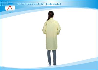 China ESD Clean room Polyester Clothing Overcoat Smock Lab Coat Uniform for sale