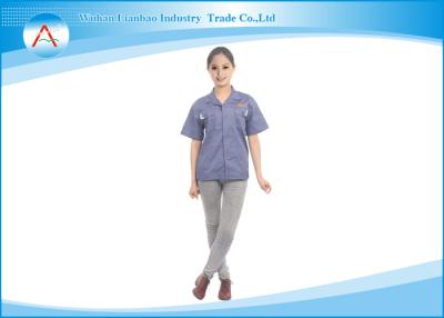 China Durable Women Workshop Work Clothing , Industrial Worker / Labor Uniform for sale