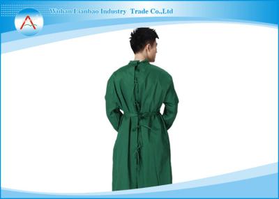 China Waterproof And Anti-static Green Striped Reusable Surgical Gowns for doctor for sale