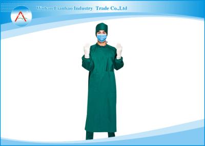 China Long Sleeve Cotton Reusable Surgical Gowns , Hospital Patient Gowns for sale