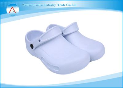 China White Rubber Nursing Laboratory Operating Room Footwear Shoes With Strap for sale