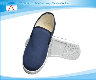 China PVC Blue Dustproof Clean Room Anti-static Safety Shoes Class 100 for sale