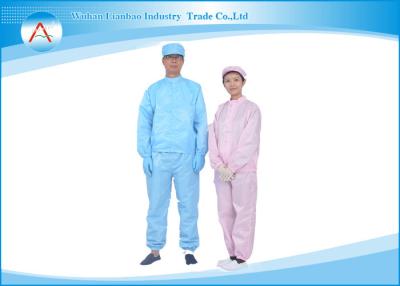 China Anti Static Clean Room Uniform Washing resistance and Dustproof for sale