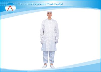 China Unisex  ESD Lab Coat wear in Semiconductor / Electronic Industry for sale