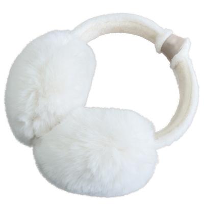 China PU Women Faux Fur Earmuffs For Winter Plush Ear Warmer Muffs for sale