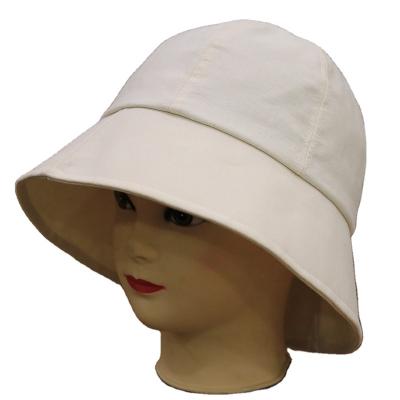 China Decorate High Quality Canvas Bucket Hat OEM Cotton Golf White Unisex Summer Women Or Men Fishing Hat for sale