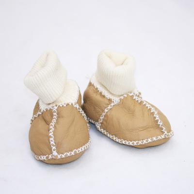 China Wholesale Massage Baby Sock Shoes Lamb Fur Designer Shoes For Newborn Infant for sale