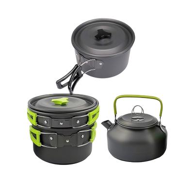 China Hot Selling Viable 6Pcs Non Stick Cooking Pans Iron Pots Enamel Cookware Set Enamel Pot Set Cookware for sale