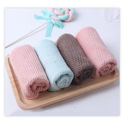 China Double Sided Amazon Sustainable Choice Decontamination Dish Cloth Fiber Absorbent Kitchen Rags Non 4 Pack Cotton Rags Cleaning Cloths for sale