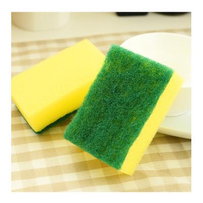 China Custom Wholesale Cheap Viable Protective Eco Friendly High Density Scrubber Dish Scrubber Kitchen Sponge Cleaning Sponge for sale