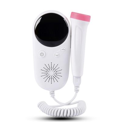 China Wholesale Cheap Beautiful Detector Home Fetal Heart Baby Metal Ultrasound Doppler Fetal Monitor for sale