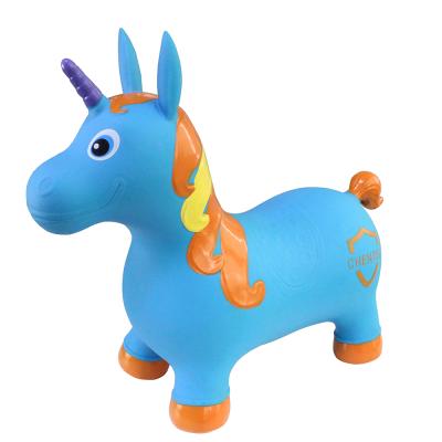 China Ride On Horse Toy Gifts Pvc Animal Style Toy Horse Riding Jump Horse Toy Chiden Ride Inflatable On Play Kids Children Ride for sale