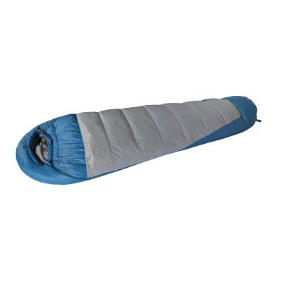 China Outdoor Cmping Mummy Increasing 250g Filling 80/20 Duck Down Mummy Sleeping Bag for sale