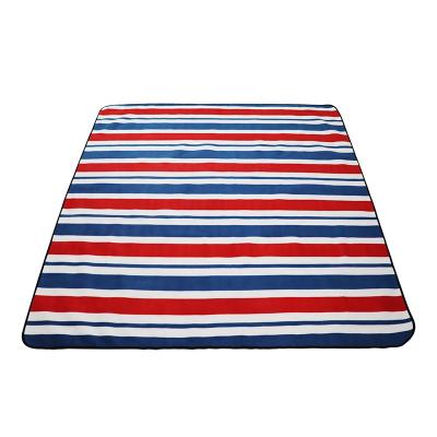 China Aluminum Foil Portable Waterproof Beach Mat Outdoor Picnic Camping Sand Free Blanket for sale