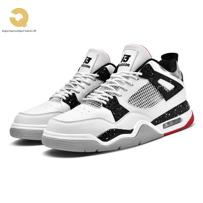 China Basketball Shoes Sports Wholesale custom logo low MOQ high quality fashion trend men's sport shoes basketball shoes for men and women for sale