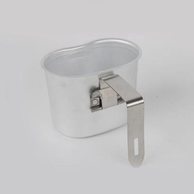 China Military Water Cup Food Canteen Cup Aluminum Army Water Cup for sale