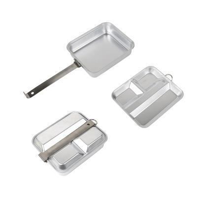 China Custom Aluminum Military Hot Food Box For Lunch Lunch Box Army Lunch Box 2020 New Design for sale