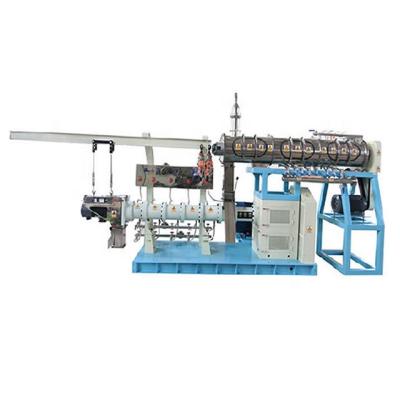 China Factory 0.5-12t/h Twin Screw Steam Extruder , Floating Fish Feed Pellet Mill Extruder for sale