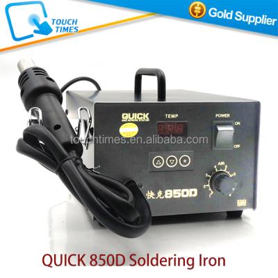 China QUICK 850D Digital ESD Constant Temperature Hot Air Rework Machine Stubbs Blowing Air Gun Station Hot Soldering Original for sale