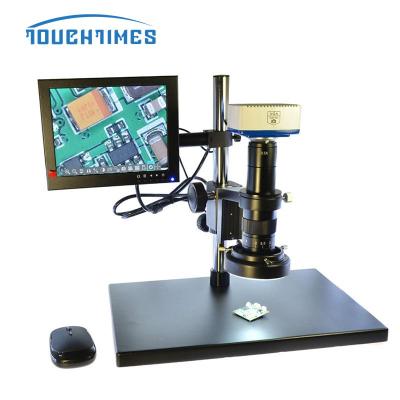 China 1920*1080 0.7X~4.5X High Definition Electronic Video Microscope for BGA PCB Chip Motherboard Repair for sale