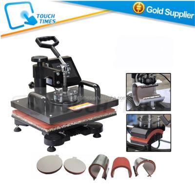 China 5 heat press machine t-shirt in 1 combo heat press machine t-shirt for sale