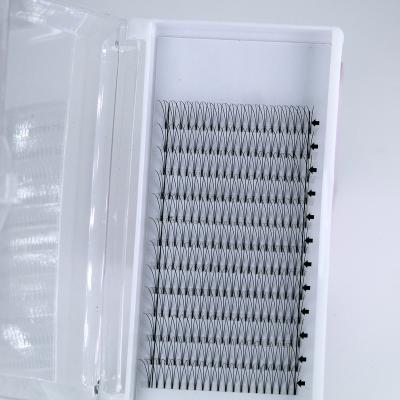 China Soft/Softer Natural/Light Weight/Durable/Loop/Fluffy Stable/Volume Fans Bulk Lash Suppliers Korean Pbt Volume 3d 5d 6d Pre Made Fans Lash Long Short Stem 0.07 Premade Volume Fans eyelash extensions for sale