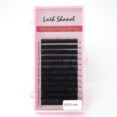 China Soft/Softer Natural/Light Weight/Durable/Stable Curl/Individual Wholesale Fluffy/Volume Mink Eyelash Professional Eyelash Extension Private Label Fans 0.03 0.05 C D L Extension Classic Wick for sale