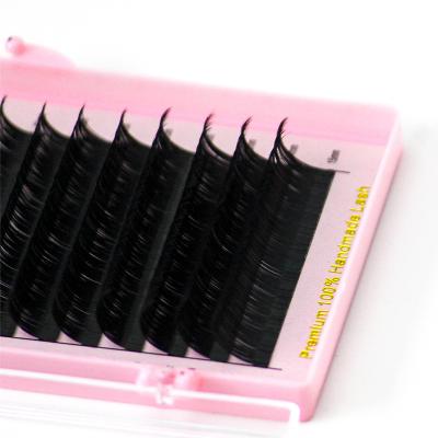 China Soft/Softer Natural/Light Weight/Durable/Stable Curl/Fluffy/Volume Lashes Different Matte Black Eyelash Extension Trays Cashmere Soft 0.07 Bulk Fans Vegan Color Brown Volume Supplies Trays classic for sale