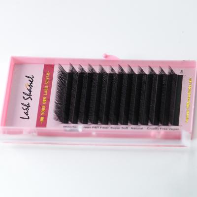 China Soft/Softer Natural/Light Weight/Durable/Curl/Fluffy Steady/Volume Lash Extensions YY Volume Fans Premade Extensions Licks Yy 0.07 Volume 2d 0.05 L M Y Shape Tips Mink Soft Eyelash Extensions for sale