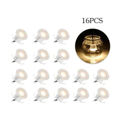 China Steps Waterproof Ip67 12v Low Voltage Safe Outdoor Ground Landscape Led Lighting Recessed Led Deck Light Pack 16 for sale