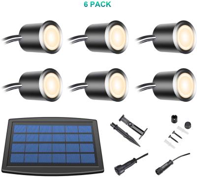 China Factory Made Hot Sales LED Solar Recessed Garden Deck Light Kits With Shielding Shell Outdoor Landscape Light for sale