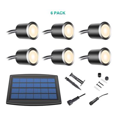 China 6 Pack Steps Best Price Ip67 Waterproof Shell 32mm Protective Solar Led Deck Light Kits for sale