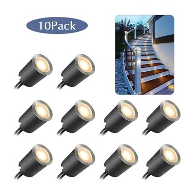 China Other Wholesale Outdoor Recessed Led 10 Decking Lights 12v Voltage With Protect Shell Floor Decoration For Garden Stair Patio for sale