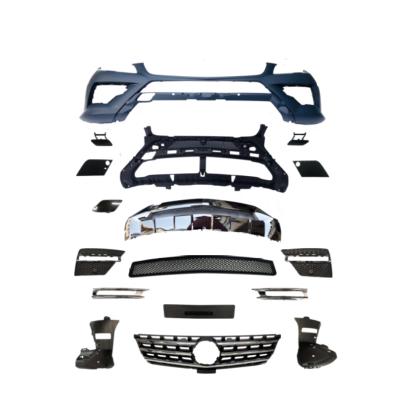 China Full PP PP+ABS Front Car Bumpers With Running Light Body Kits For Mercedes-Benz Ml-Class w166 ml 166 Amg 1668854925 for sale