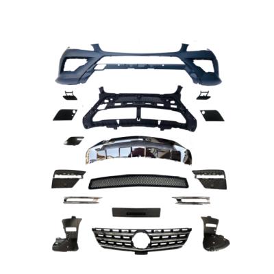 China Full PP PP+ABS Front Car Bumpers With Running Light Body Kits For Mercedes-Benz Ml-Class W166 ml 166 Amg 1668854925 for sale