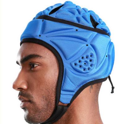 China Wholesale Soft Head Guard Fanshion Sports Football Adult And Child Helmet Rugby Helmet Running Waist Bag Headgear For Head Protector for sale