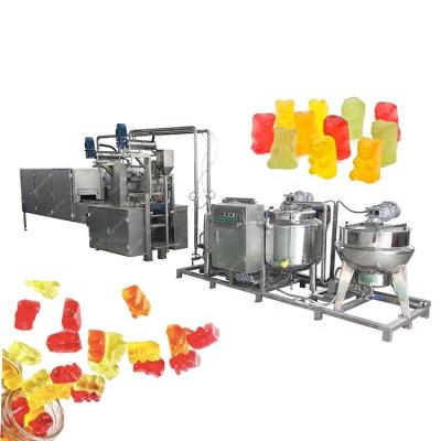 China Factory Advanced Bear 2021 Full Automatic Jelly Machine Candy For Kids Making Machine Hot Selling Gummy Line for sale