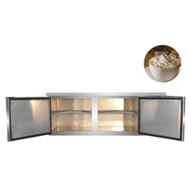 China Chiller Stainless Steel Countertop Working Refrigerated And Frozen Tabletop Refrigerator Freezer for sale