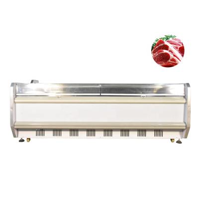 China Single-temperature seafood fresh fish meat refrigerator freezer open refrigeration equipment for fish for sale