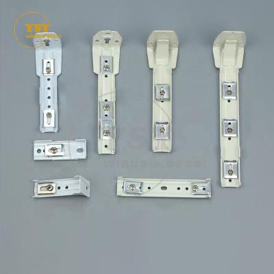 China Wholesale Varieties Durable Curtain Accessories Hardware Brackets Support Track Rail Bracket For Aluminum Tracks for sale