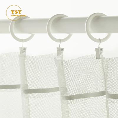 China Easily Assemble Curtain Clips With Rustproof Rod Rings Metal Drapery Hooks With Strong Clip for sale