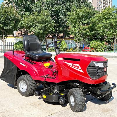 China Factory Wholesale 4-Stroke Ride Tractor Tracked Remote Control Solid Stand Tires Zero Ride Lawn Mowers for sale