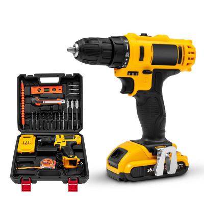 China Hot Selling Repair Li-ion Battery Machine Power Drills Cordless Drill Set Electric Tool Kits for sale