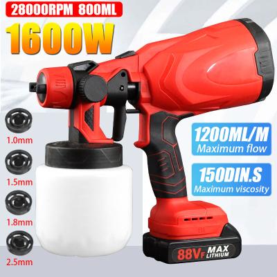 China Cordless Paint Spray Gun Professional Plastic Spray Gun Water Rain Gun Jet CSG004 for sale