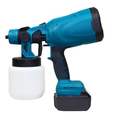 China Portable Cordless Machine- 20V Multi Function Battery Brushless Electric Handheld Paint Sprayer Gun Spray Gun for sale