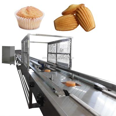 China Soft Sponge Cake Center Filled Cupcake Machine / Cupcake Plant Cupcake Muffin Cake Sponge Cake Production Line for sale